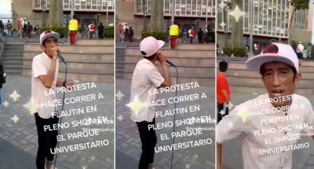 La peculiar reacción del cómico se ha vuelto viral en las redes.