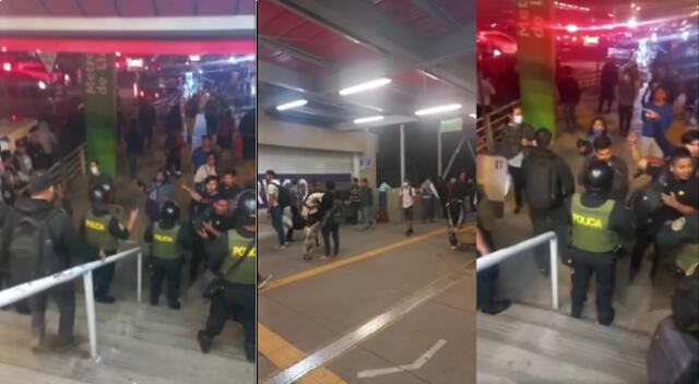 Metro de Lima cierra su estación por protestas
