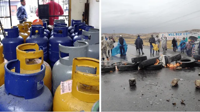 Se registra escases de balones de gas por protestas.