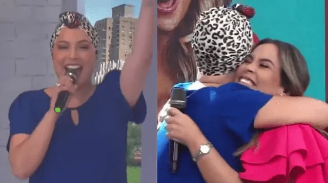 Natalia Salas aparece en vivo para darle sorpresa a Ethel Pozo