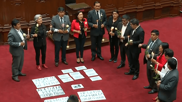 Perú Libre pide justicia para fallecidos en manifestaciones y congresista los critican.