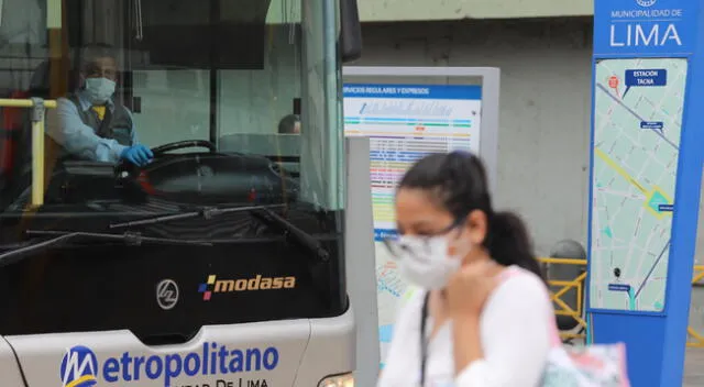 Metropolitano reanuda sus servicios en la ruta A y C.