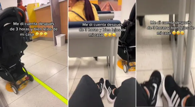 Joven tiene zapatillas diferentes y no se percata.