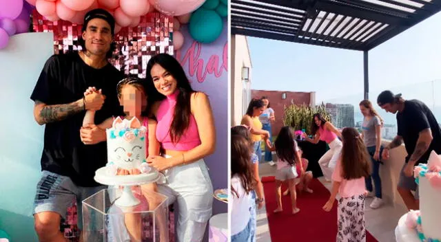 Jazmín Pinedo y Gino Assereto celebran cumpleaños de su hija.