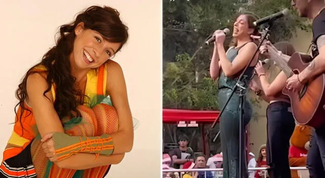 Florencia Bertotti, conocida por interpretar a Floricienta, tuvo emotivo show a propósito de la Navidad, y cantó temas de la recordada telenovela.