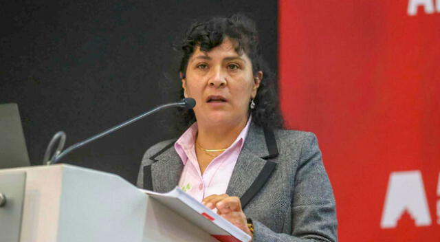 Lilia Paredes no podrá ser juzgada en el Perú, mientras tenga asilo político.