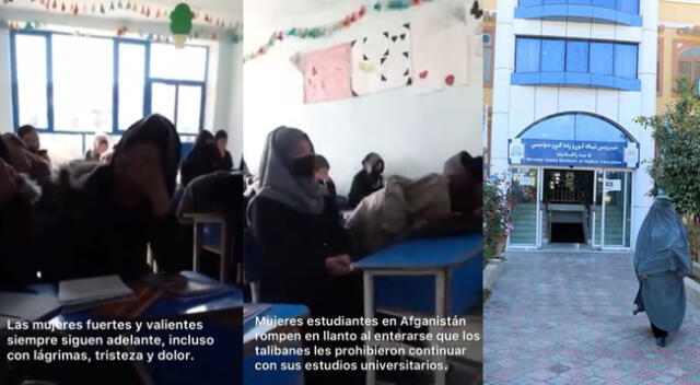 Las mujeres afganas pierden la esperanza tras el veto a la educación femenina universitaria por los talibanes.