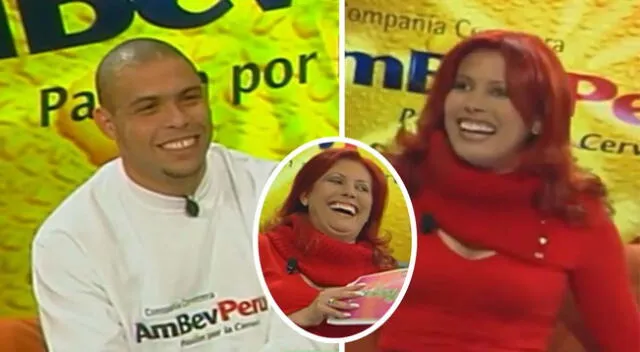 Magaly Medina y Ronaldo protagonizaron insólita entrevista en el año 2004.