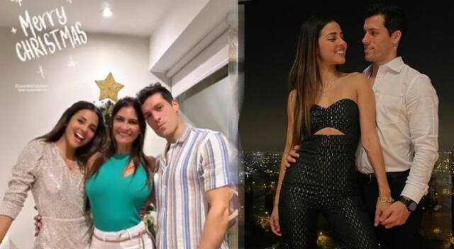 Luciana Fuster y Patricio Parodi celebran la navidad junto a Verónica Acosta adelantado.