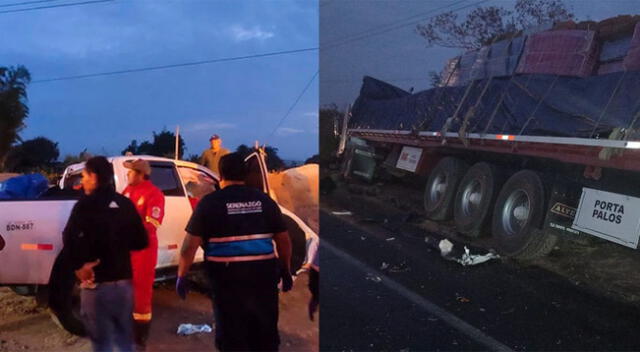 El chofer del tráiler de placa BSN-887, Watson Paredes Rengifo, ha quedado detenido para continuar con las investigaciones preliminares.