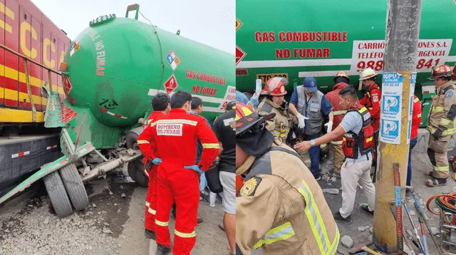 ATE: Cisterna choca con ferrocarril