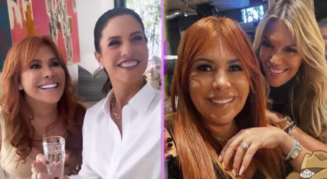 Magaly Medina y María Pía se lucen juntitas.