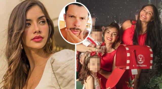 Korina Rivadeneira tiene sesión de fotos con sus hijos.