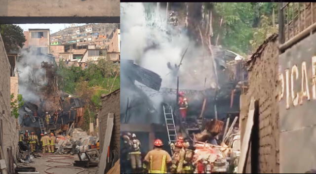 Incendio consume vivienda a pocas horas de la Navidad