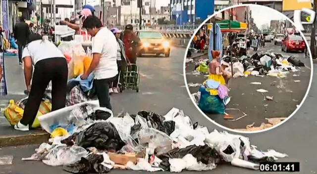 Gran acumulación de basura en varias zonas de La Victoria.