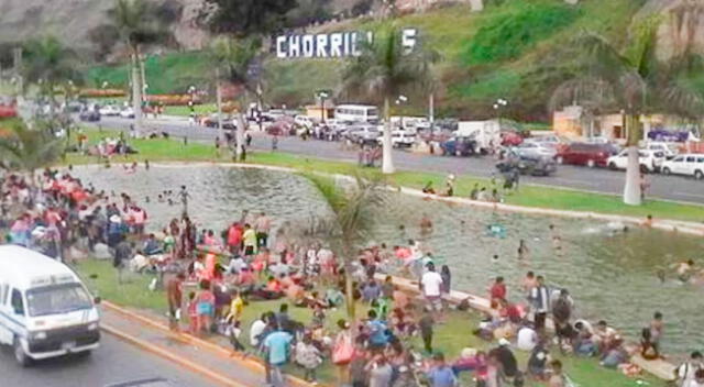 Bañistas usan pileta de Agua Dulce, pese al peligro de contraer enfermedades.