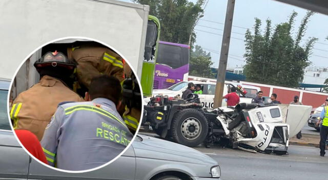 Un grave accidente de tránsito se registró en la Panamericana Sur, en Surco.