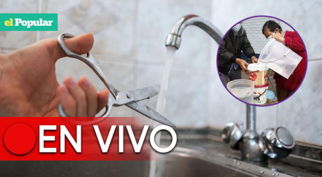 Mira los distritos afectados por corte de agua para mañana miércoles 28 de diciembre.