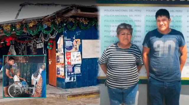 La señora de la tercera edad fue secuestrada en su propia casa de Iquitos, por sus familiares.