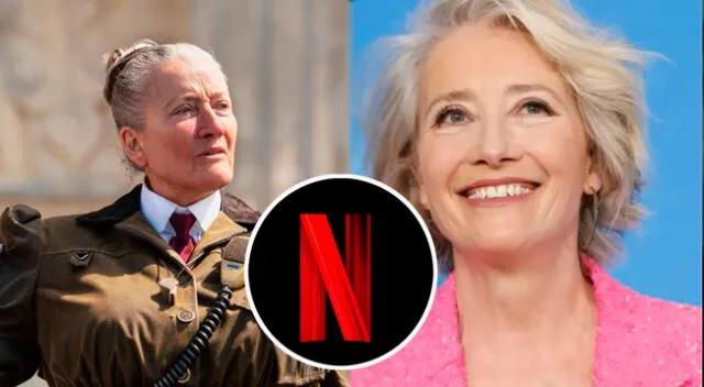 La talentos actriz Emma Thompson es quien dio vida a  'Tronchatoro' de Matilda de Netflix.