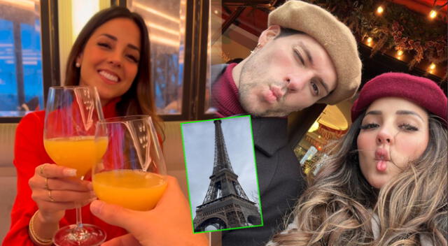 Luciana Fuster y Patricio Parodi tiene romántica velada dentro de la Torre Eiffel
