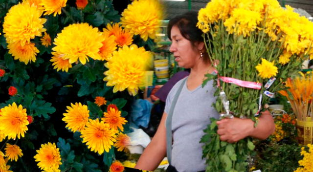 Flores amarillas en Año Nuevo 2023.