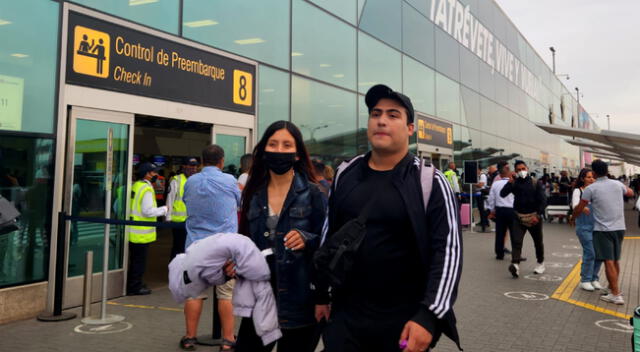Gran presencia de pasajeros en Aeropuerto Jorge Chávez