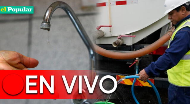 Corte de agua programado para hoy jueves 5 de enero de 2023.