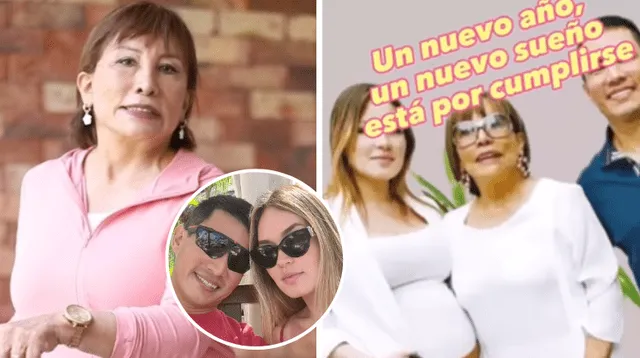 Marina Bustamante será abuela gracias a Renzo Costa y Thalía Alva.