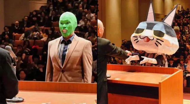 Peculiares personajes son la atracción durante la graduación en la universidad de Kyoto, Japón, y viral en redes sociales.