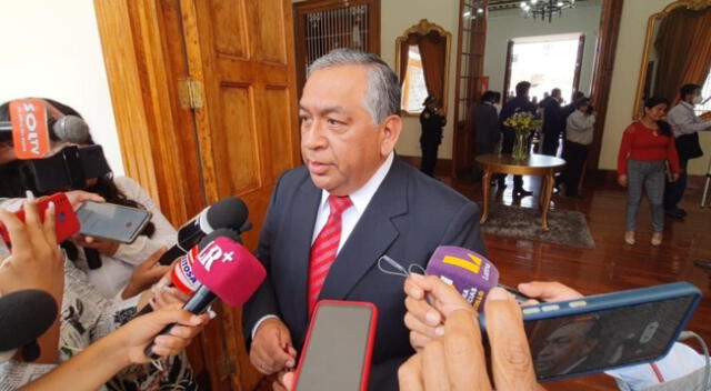 Presidente de la Corte de La Libertad Víctor Burgos Mariños declaró a la prensa