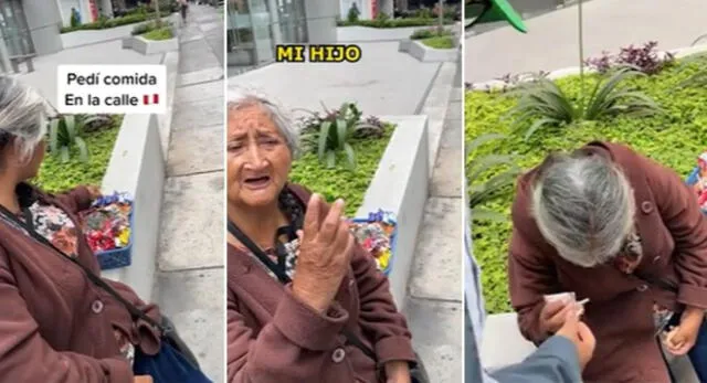 La señora, sin pensarlo dos veces, le dio una galleta al muchacho y escena es viral en TikTok.