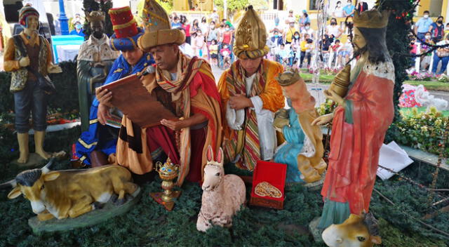 Reyes Magos llegaron a dar alegría a niños.