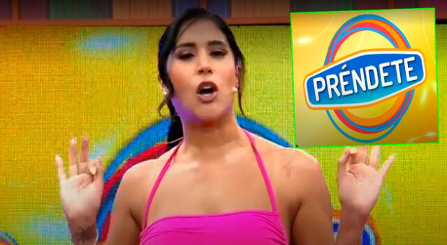 Melissa Paredes hace su ingreso como conductora oficial de 'Préndete'.