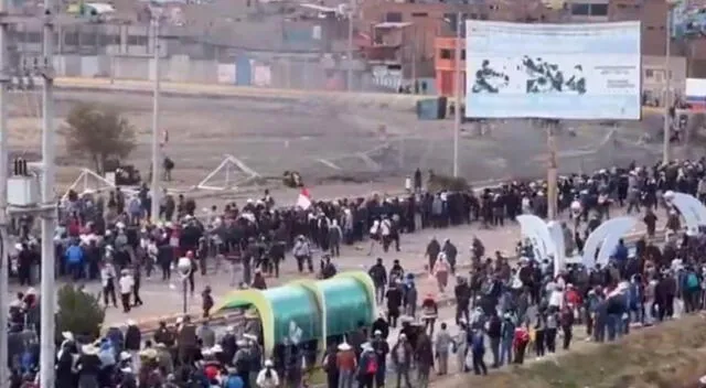 Protestas en Juliaca en Puno