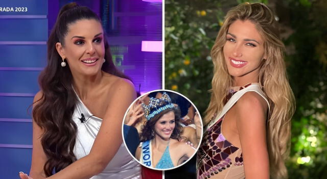 En Más Espectáculos, Rebeca Escribens le recordó a los peruanos cómo pueden emitir su voto a favor de la Miss Perú Alessia Rovegno y la comparó con la Miss Mundo 2004 Maju Mantilla.
