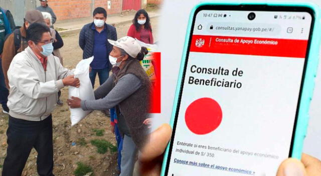 Conoce si eres beneficiario del Bono alimentario otorgado por el Estado a la familias vulnerables en el Perú.