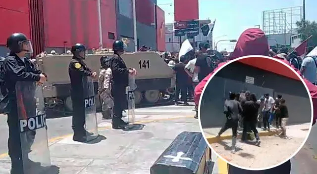 Plaza Vea De Tacna Pnp Y Ejécito Usan Tanques Para Resguardar Supermercado Y Evitar Otro Saqueo 9017