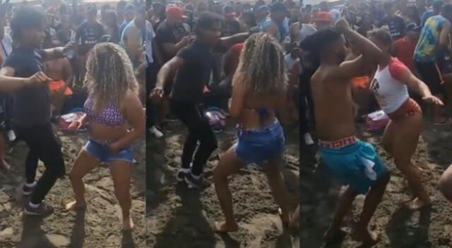 Particular escena de jóvenes bailando tambor venezolano en la playa se hizo viral en TikTok y todas las redes sociales.