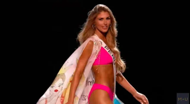 Alessia Rovegno sorprendió en traje de baño en las preliminares del Miss Universo.