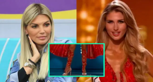 Jessica Newton contó que además de los zapatos se extravió otra prenda de Alessia Rovegno en las preliminares del Miss Universo.