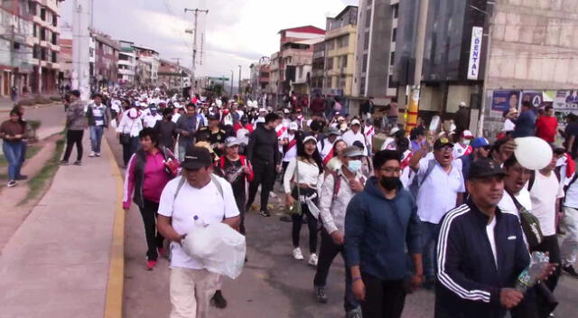Marcha por la paz en Cusco