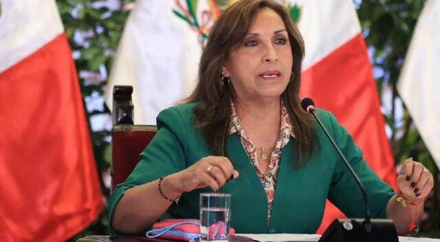 Presidenta Dina Boluarte en mensaje a la Nación