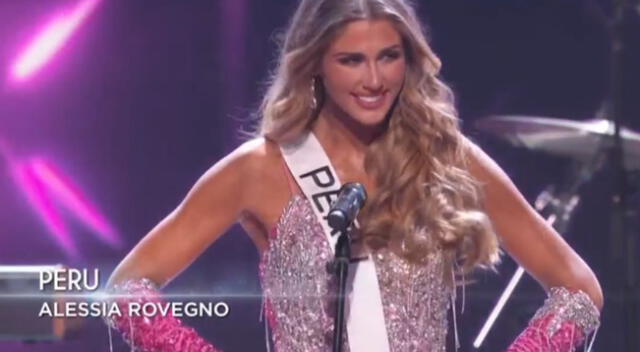 Alessia Rovegno: Así fue su primera presentación en el Miss Universo 2022.