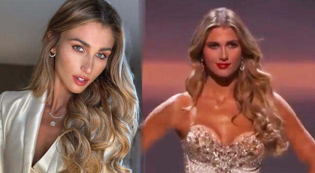 Alessia Rovegno deslumbró en el Miss Universo 2022 con traje de noche en color plata.