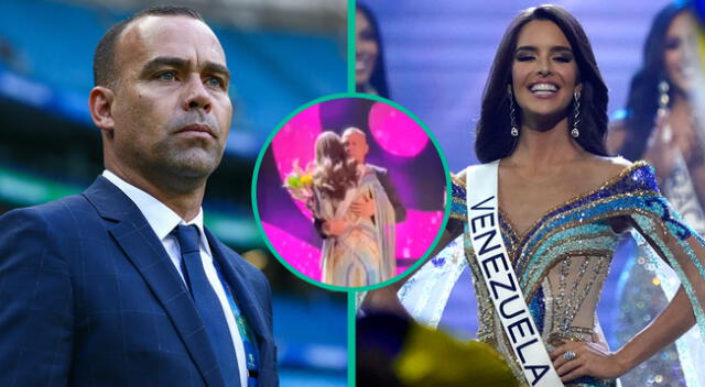 Rafael Dudamel abrazó emotivamente a su hija Amanda Dudamel tras representar a Venezuela en el Miss Universo 2022.