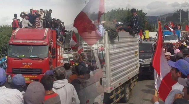 Miles de "chankas" viajan a Lima para las protestas.