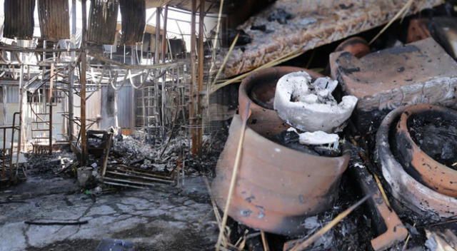 Incendio consume el 90% del Mercado de Flores del Rímac.