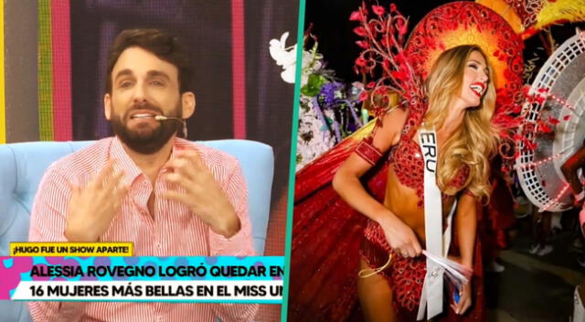 Rodrigo González no toleró que Alessia Rovegno no supiera significado de su traje en el Miss Universo 2022.