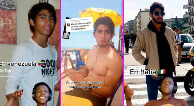 El joven quiso mostrar cuál fue su cambio tras irse a vivir a otro continente.